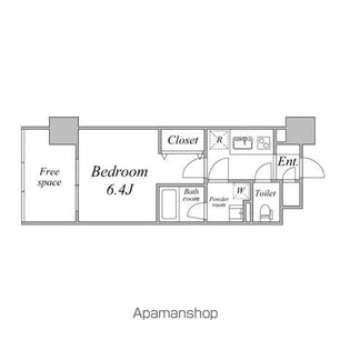 GRANDIA卸町【104号室】の間取り