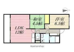 リアライズ山下町【702号室】の間取り