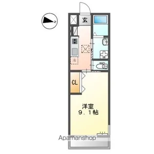 BOA SORTE(ぼあ そるて)【1階】の間取り