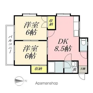 サンハイツテラオⅡ【1階】の間取り