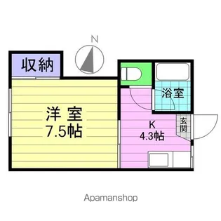 フォーブル桜木【1階】の間取り