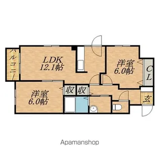 リアライズⅡ【2階】の間取り