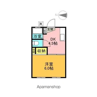 ポワミエル【303号室】の間取り