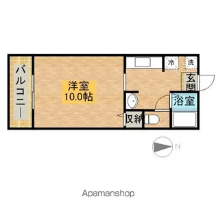 GREEN HILL【1階】の間取り