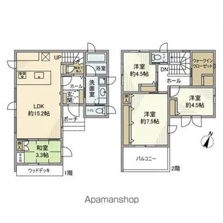埼玉県さいたま市緑区大字大牧【一戸建】の間取り