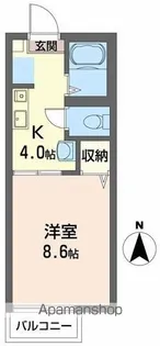 ペニーレイン【1階】の間取り