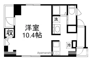 タヤマビル【302号室】の間取り