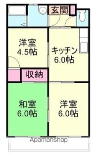 セフィーロ横尾【2階】の間取り