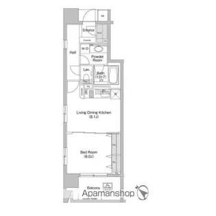 コンフォリア神田神保町【5階】の間取り