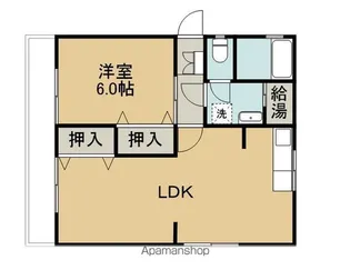 MATSUMOMENT桜井Ⅱ【1階】の間取り