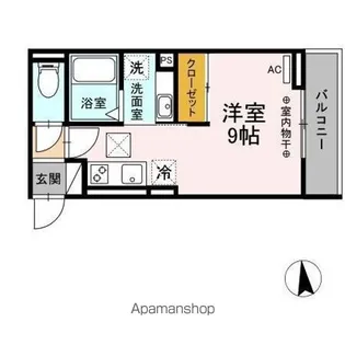 DーHILLS佐藤【1階】の間取り
