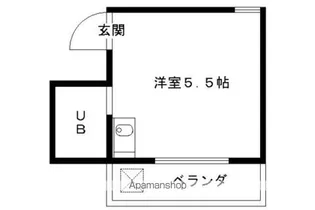 カーナハイツ【303号室】の間取り