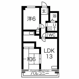 パザパ【1階】の間取り
