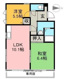 メゾン・セフィラ A棟【1階】の間取り