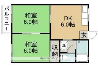 フォーブル若山【203号室】の間取り