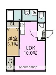 Jack dotokukitaⅠ【1階】の間取り