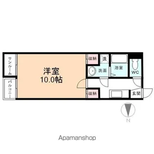 デルタウィング【2階】の間取り