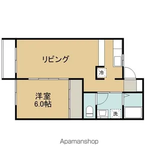 パレスプリーマB【101号室】の間取り