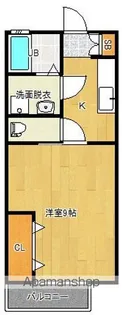 AILE(エイル)【102号室】の間取り