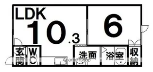 FUNNY PLACE【2階】の間取り