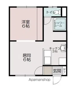 グリーンティー【103号室】の間取り