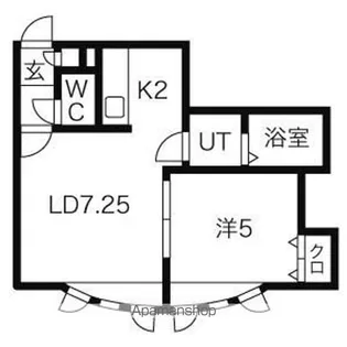 ブランネージュ【3階】の間取り