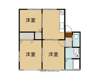 ハイムピュア【1階】の間取り