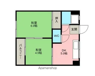 つるいビル【4階】の間取り