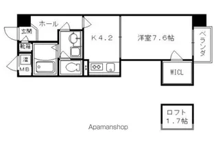 ウイングヒルズ京都南【506号室】の間取り