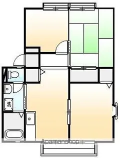 サンビレッジローズA・B・C【2階】の間取り