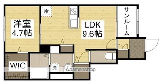 ヴェリテアムールⅡ【1階】の間取り