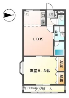 グリーンヒルズ【205号室】の間取り