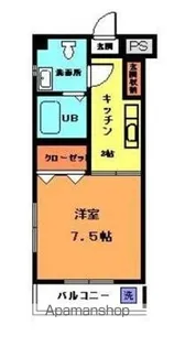 キャッスルEYA【201号室】の間取り