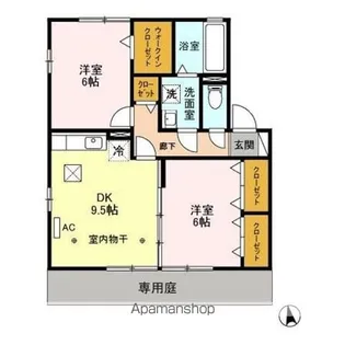 セルバ A【102号室】の間取り