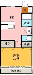 アリーナハイツ中山【1階】の間取り