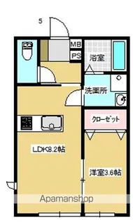 ルガーノ【2階】の間取り