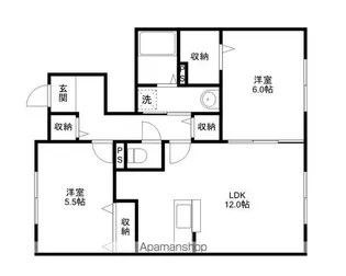 エルエスコート【1階】の間取り