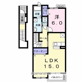 アネックス ソラボレ【2階】の間取り