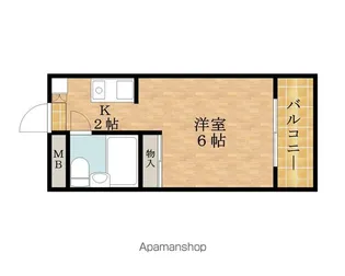 ラ・フォーレ池上【6階】の間取り