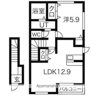 レリィ・マーレ【2階】の間取り