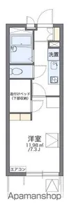 レオパレスオリオン【3階】の間取り