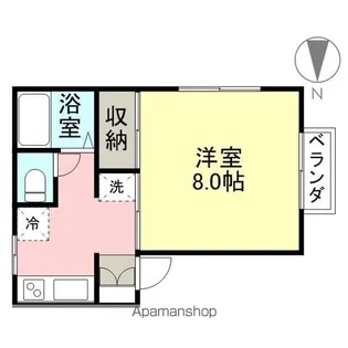 メゾン豊【B号室】の間取り