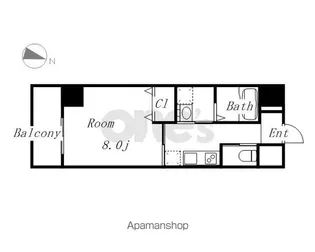 BERG IZUMI【5階】の間取り