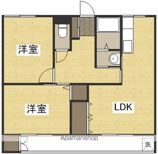 ラ・ルーチェ芳泉【3階】の間取り
