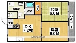 セントエルモ高石【407号室】の間取り