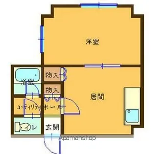スカイパーク麻生 III【402号室】の間取り