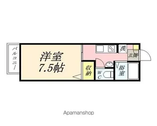 ラフォーレ津高【105号室】の間取り