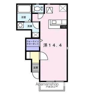 ルーラルパークTI【1階】の間取り