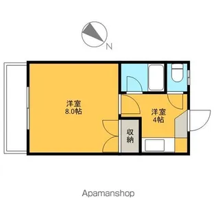 尾形ハイツC棟【103号室】の間取り