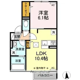 リーノフローラ A【1階】の間取り